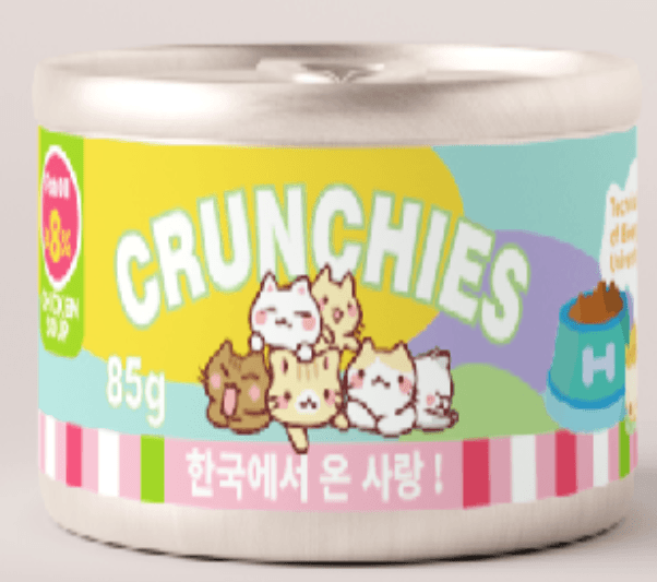 Crunchies Fish Oil and Shredded Chicken Cat Can